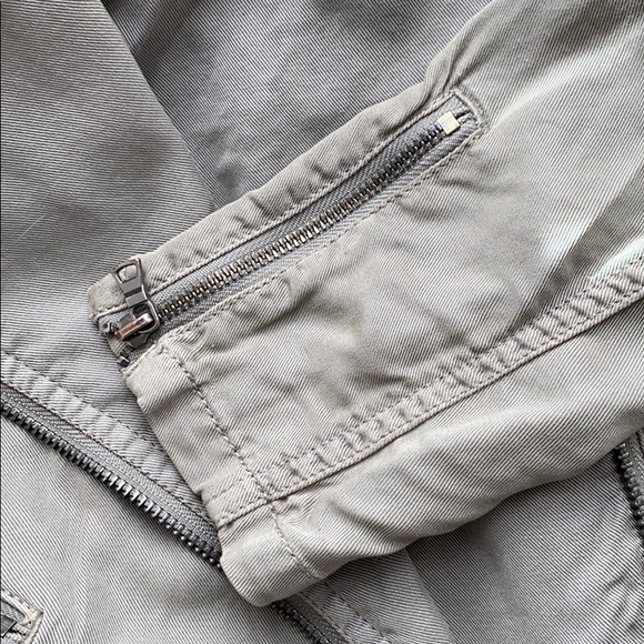 NWT Anthropologie Moto Army Green Jacket - Picture 7 of 7